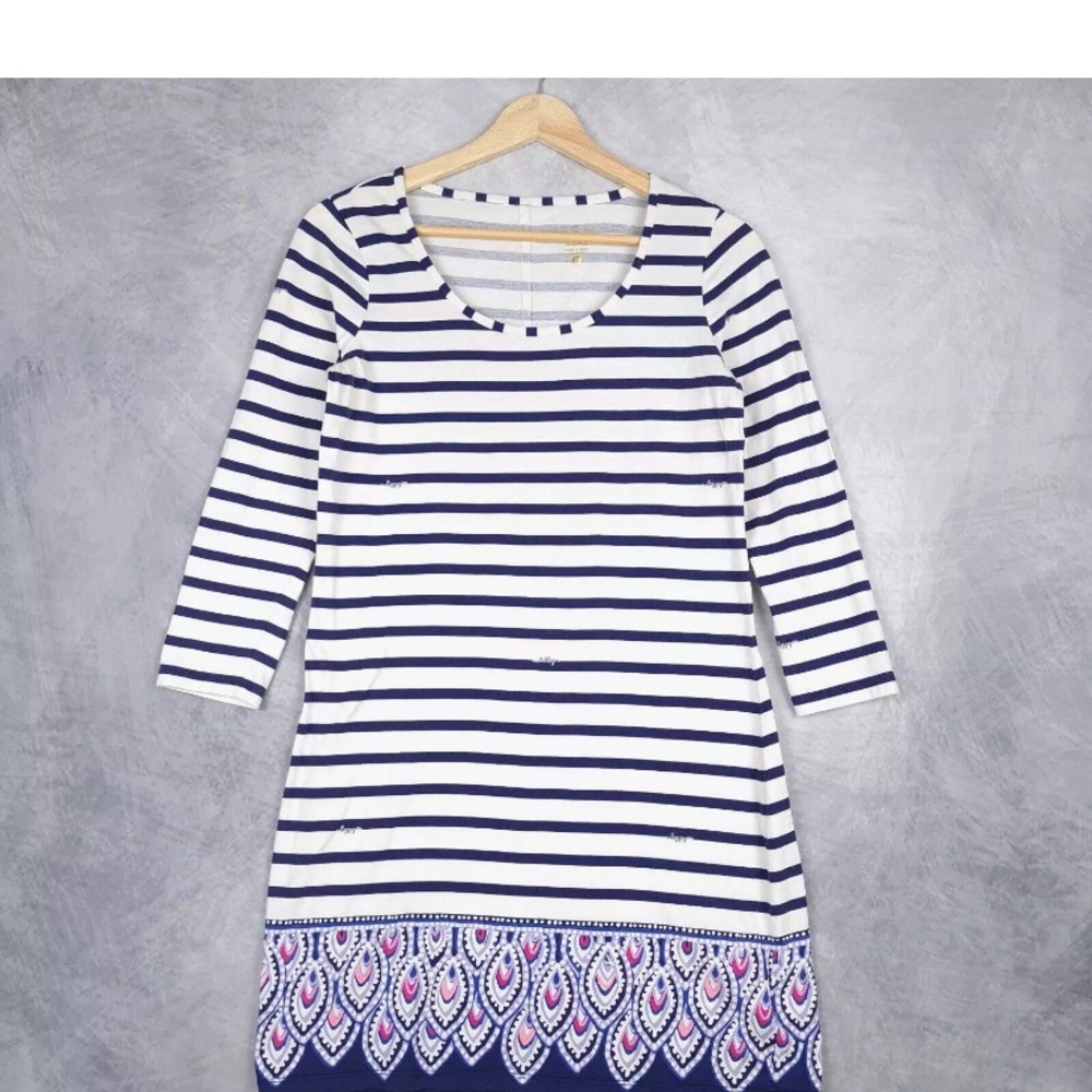 Long sleeve striped dress